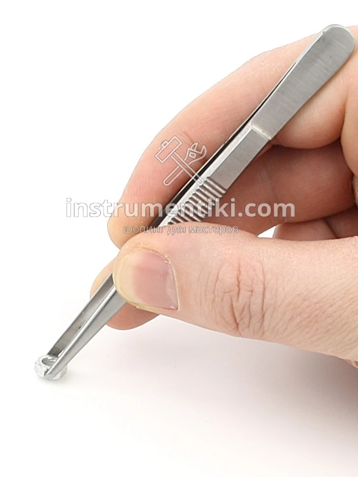 Пинцет эпиляционный №1 100 мм прямой SN1000139