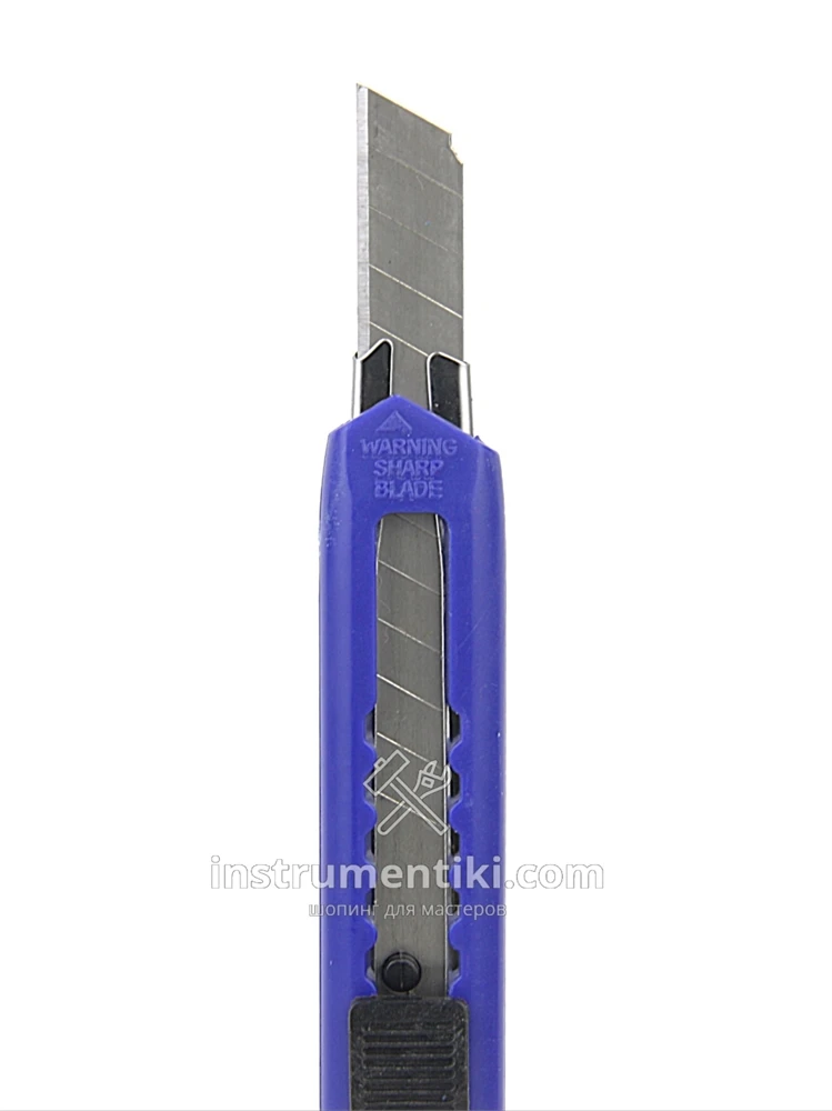 Нож канцелярский мини "Fit" пластик син. 135 мм (10209) DG1002945
