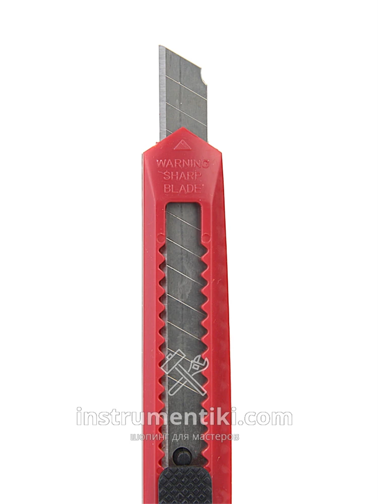 Нож канцелярский мини "Курс" пластик красн. 130 мм (10161) DG1002947