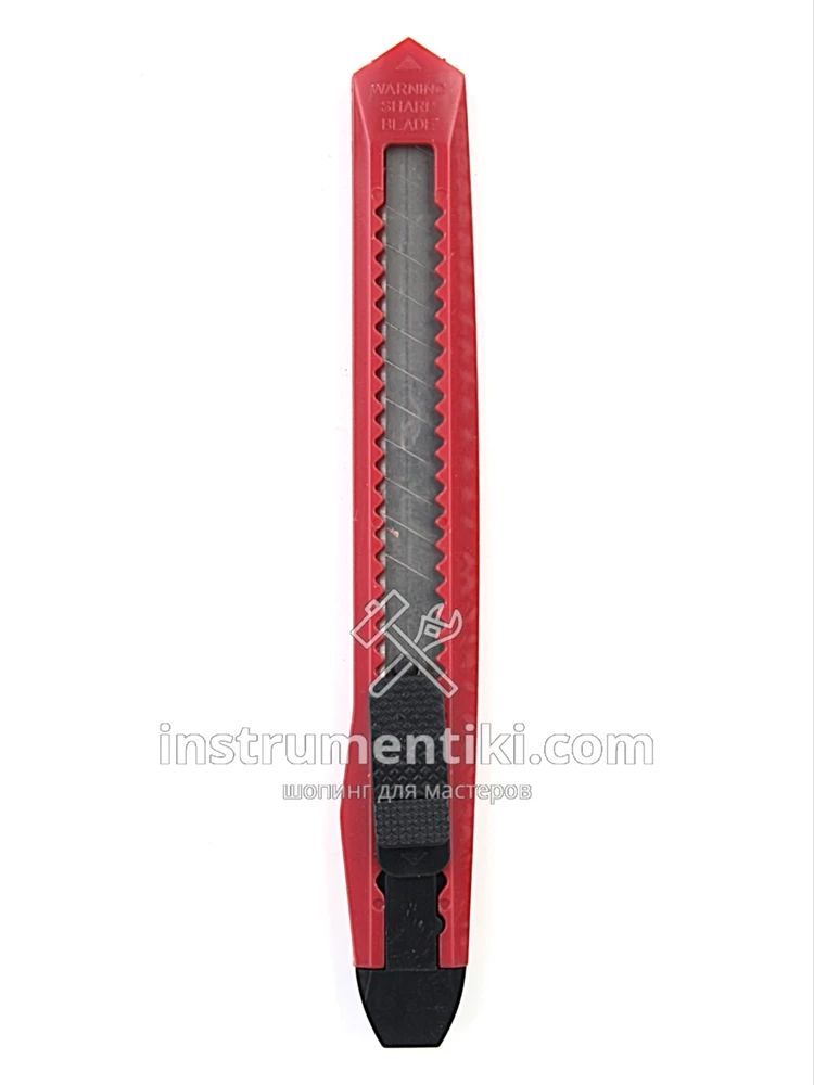 Нож канцелярский мини "Курс" пластик красн. 130 мм (10161) DG1002947