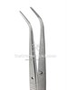 Пинцет зубной 150 мм изогнутый - фото 5492